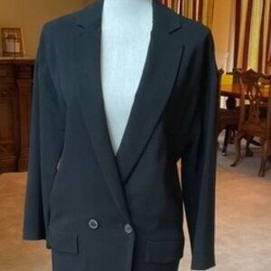 Zara Black Tuxedo Blazer